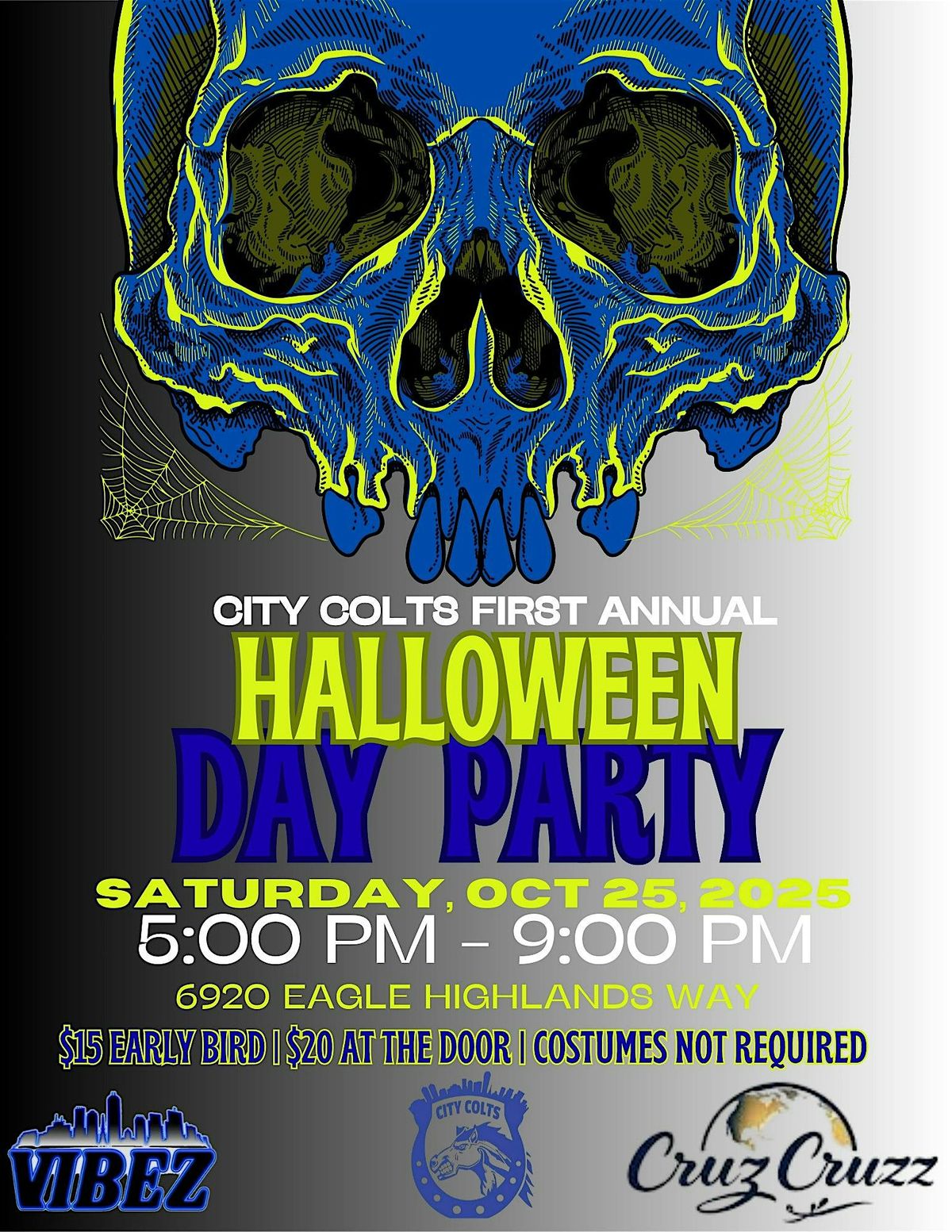 CITY COLTS FIRST ANNUAL HALLOWEEN DAY PARTY