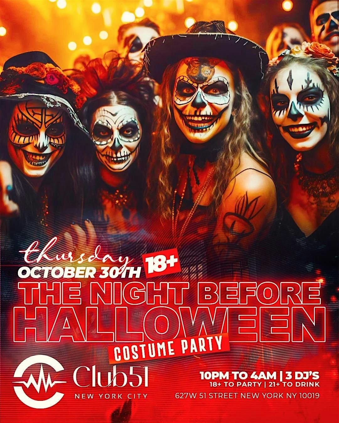 Halloween Eve Costume Bash at Club 51 NYC | NYC Events Guide