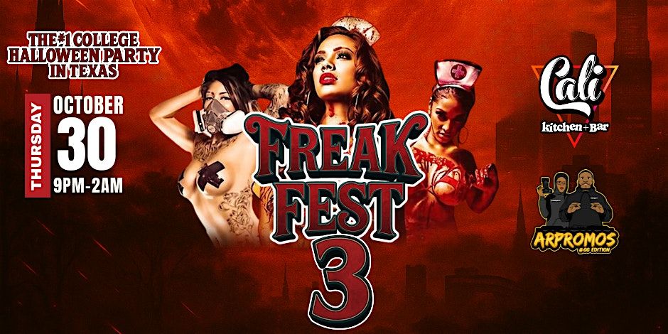 FREAK FEST 2025 \u2014 Houston\u2019s #1 College Halloween Party