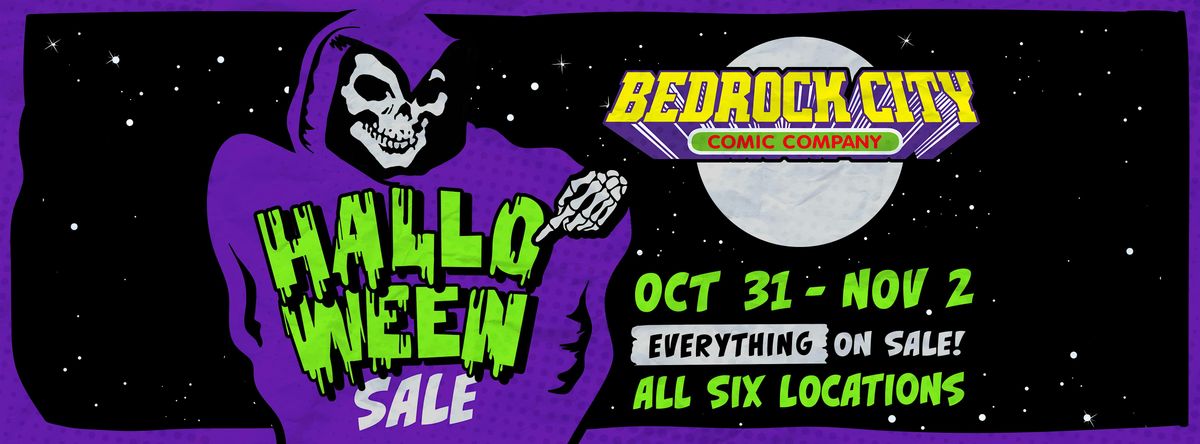 Bedrock City Annual Halloween Sale