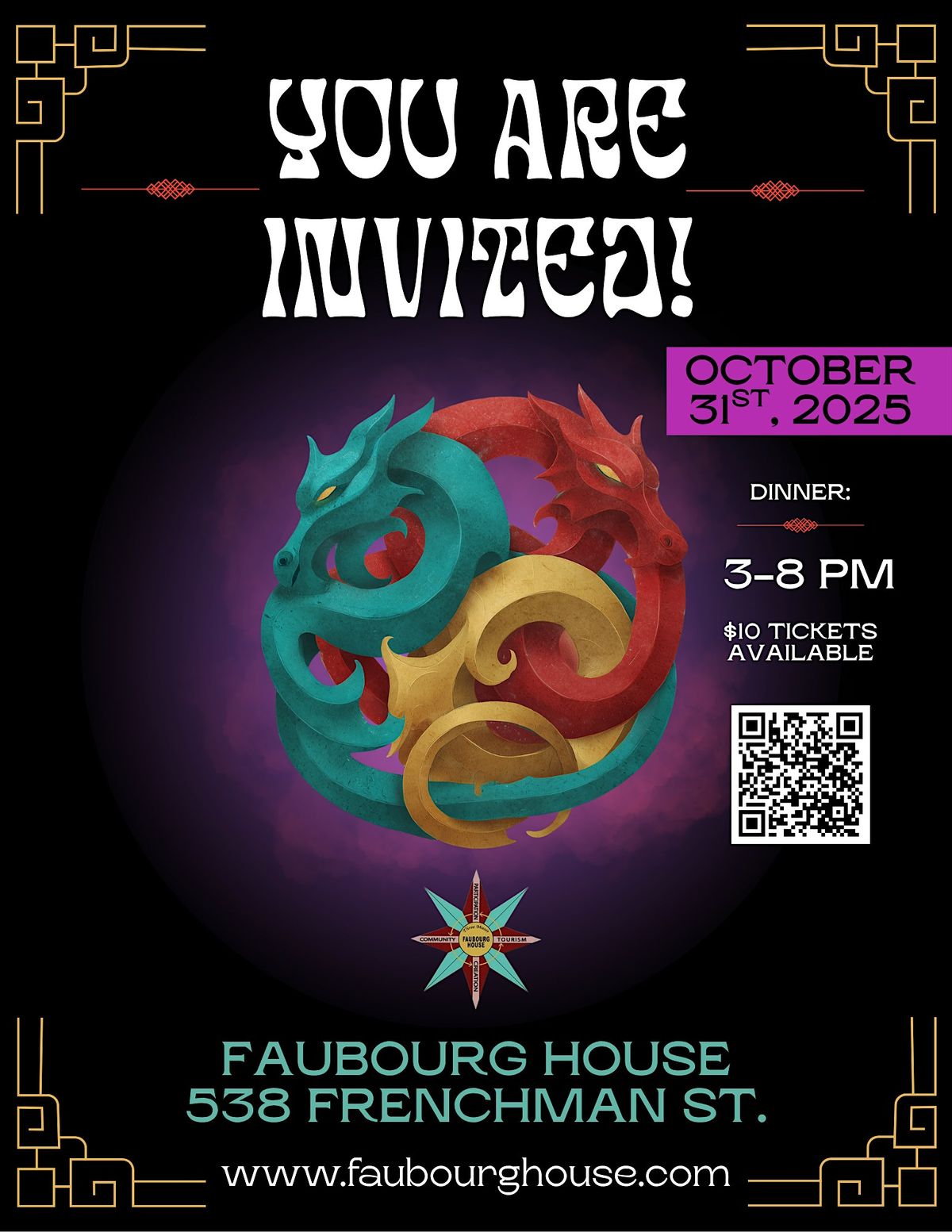 You Are Invited: Halloween Dinner Party