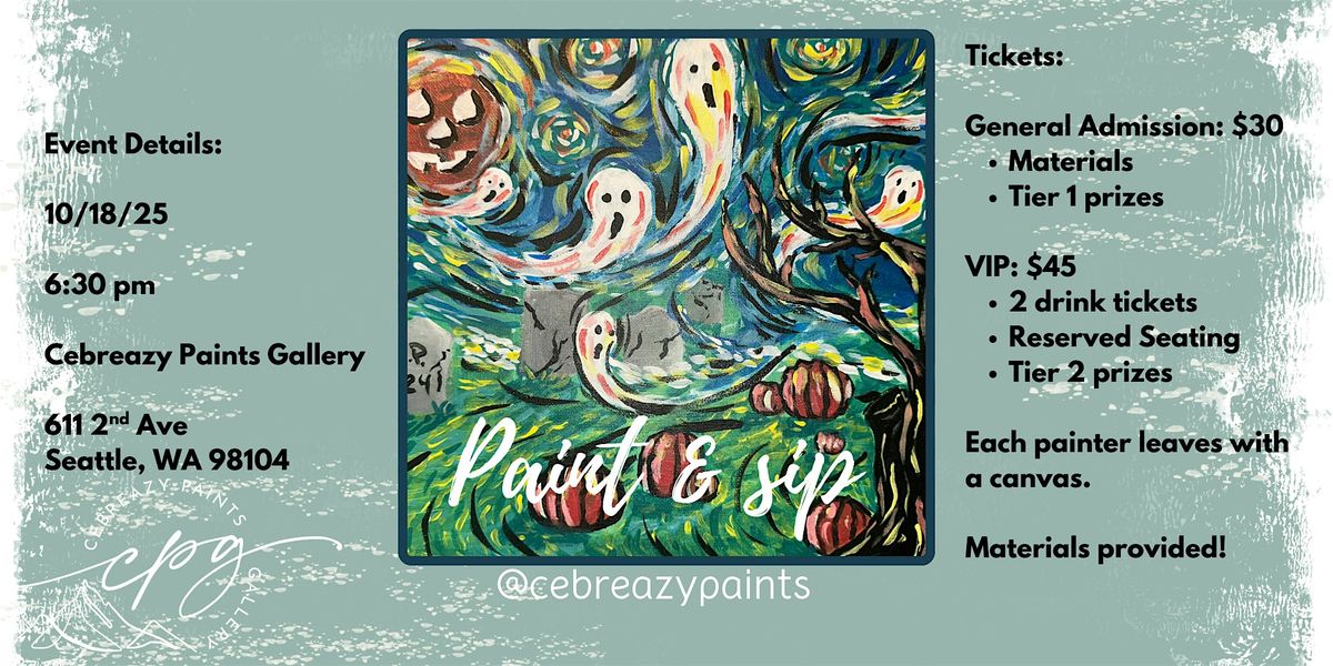 Spooky Paint Party