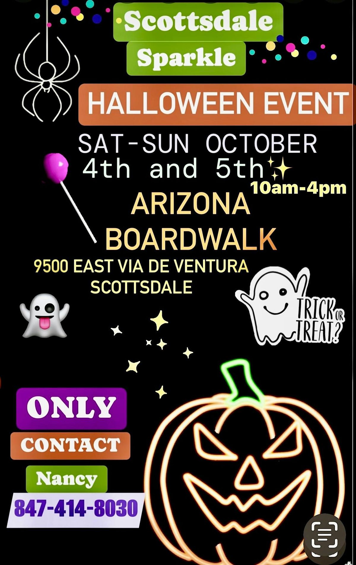 Scottsdale Sparkle Halloween Event!