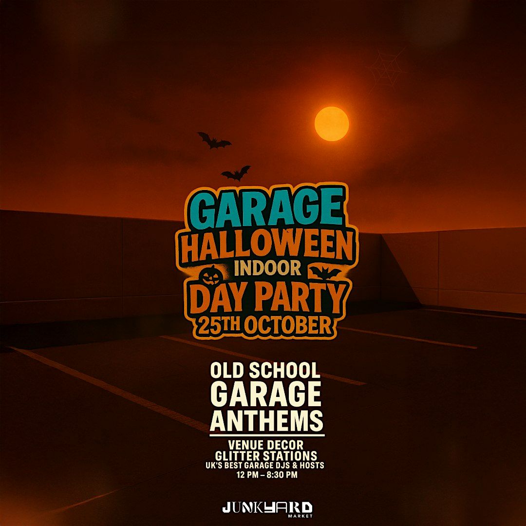 Halloween Garage Indoor Day Party- In The Hangar at Junkyard Market