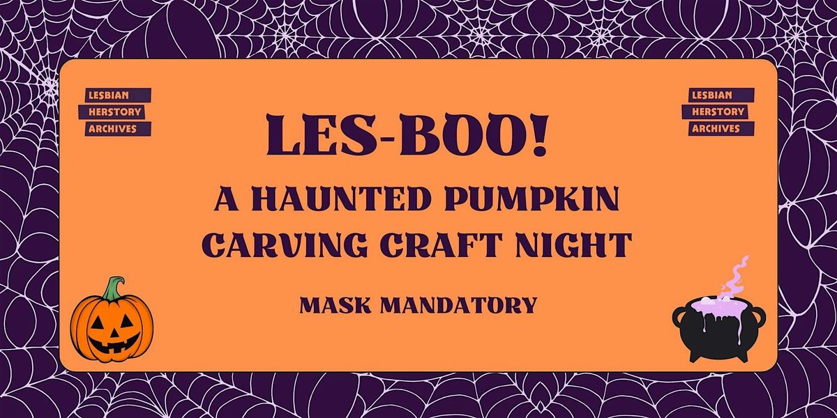 Les-boo! A Haunted Pumpkin Carving Craft Night