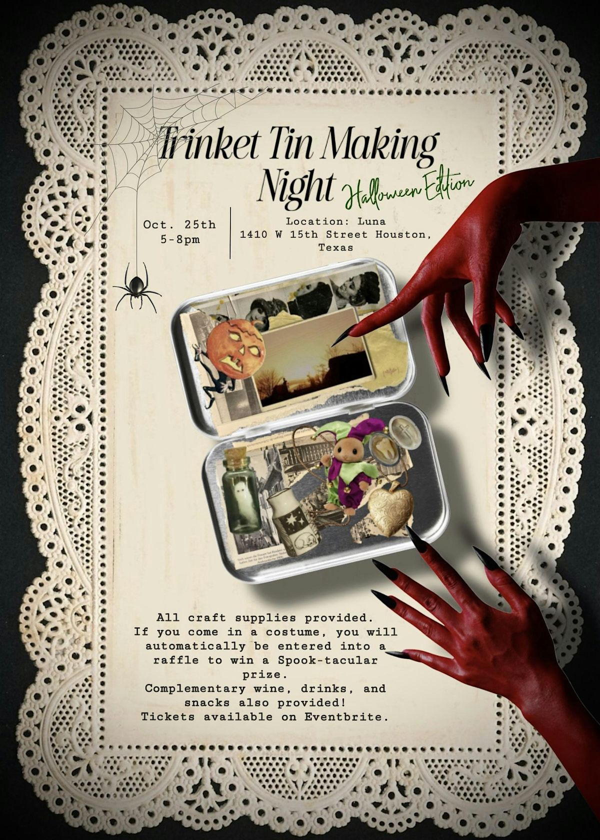 Trinket Tin Making Night - Halloween Edition!