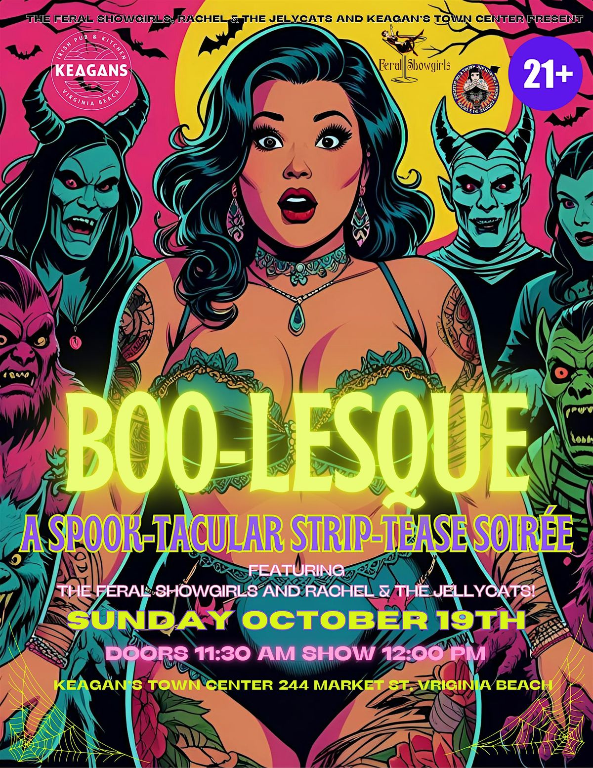 Boo-Lesque! Live Music and Burlesque Brunch Spectacular!