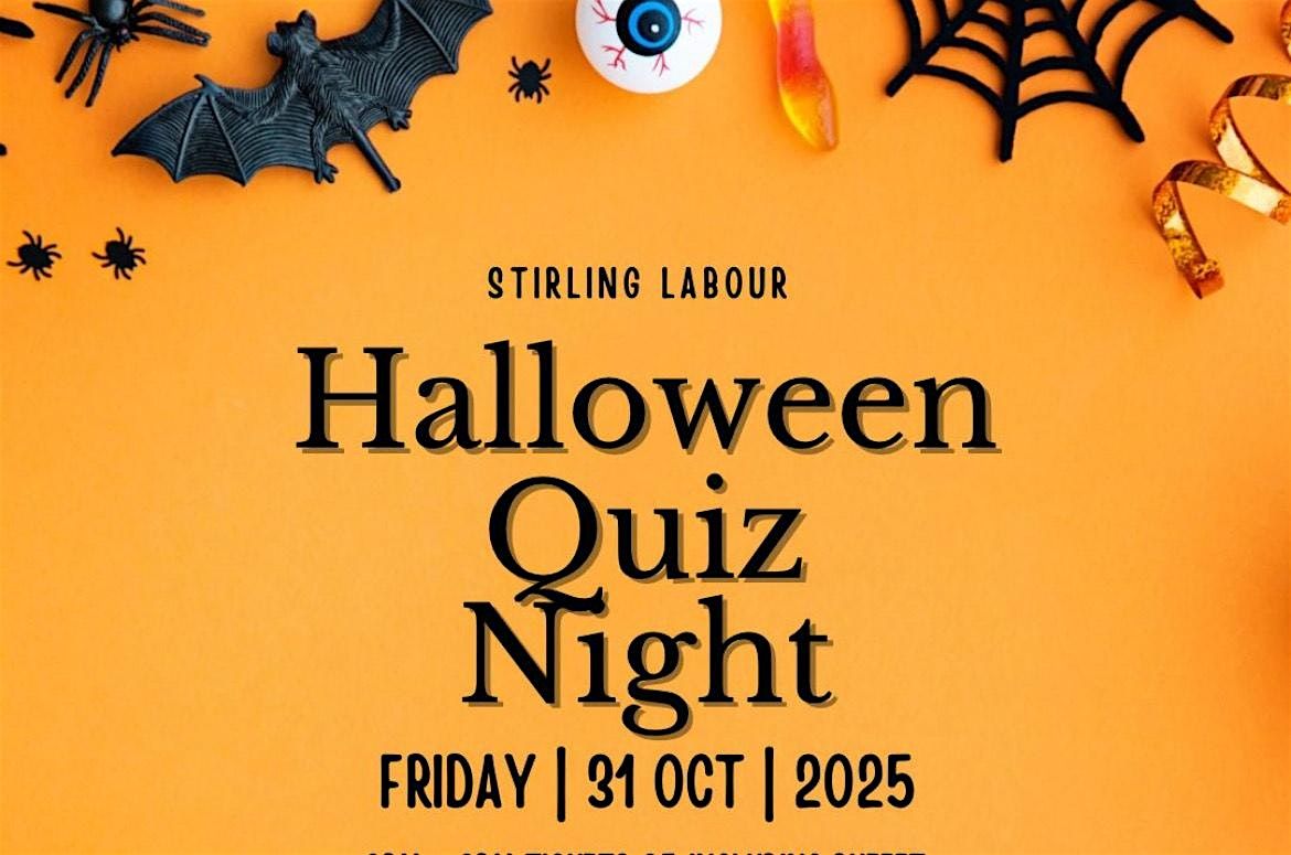 Stirling Labour Halloween Quiz Night