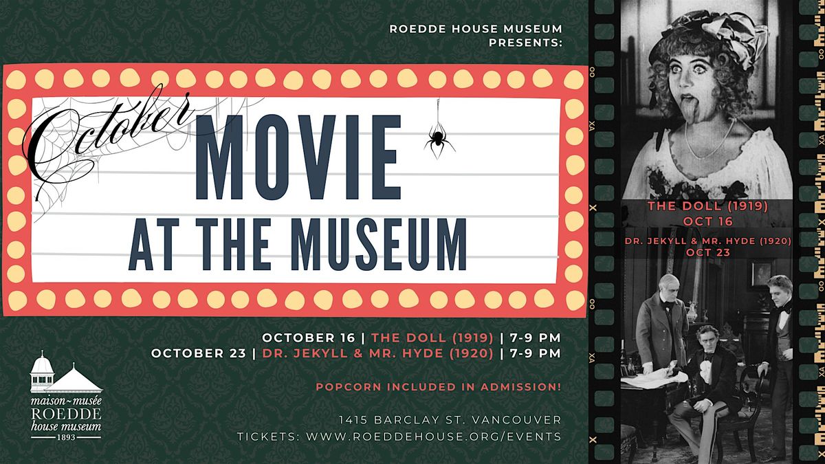 Roedde House Museum | Movies at the Museum October 2025