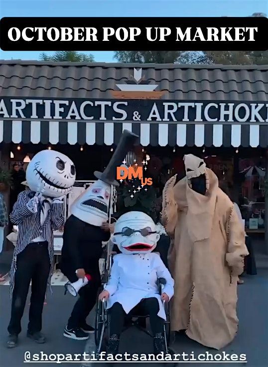 Vendors Needed for Halloween Pop Up Market October 18