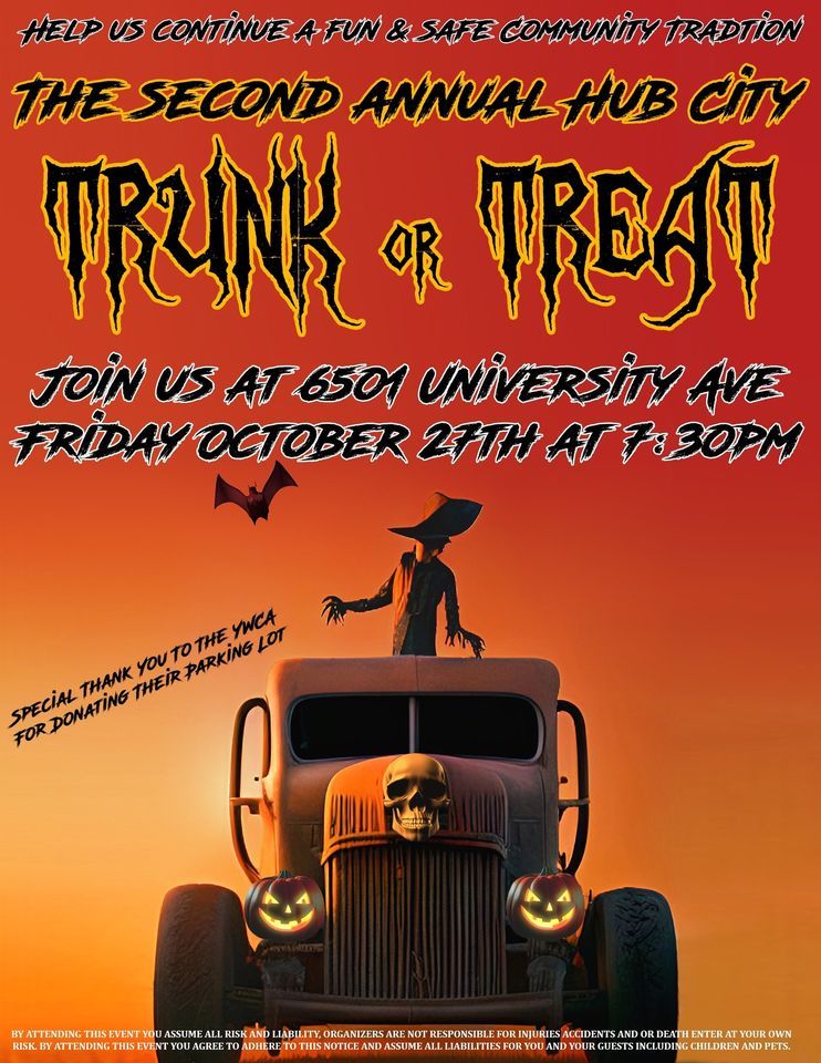 2nd Annual Hub City Trunk or Treat 6501 University Ave Lubbock, TX