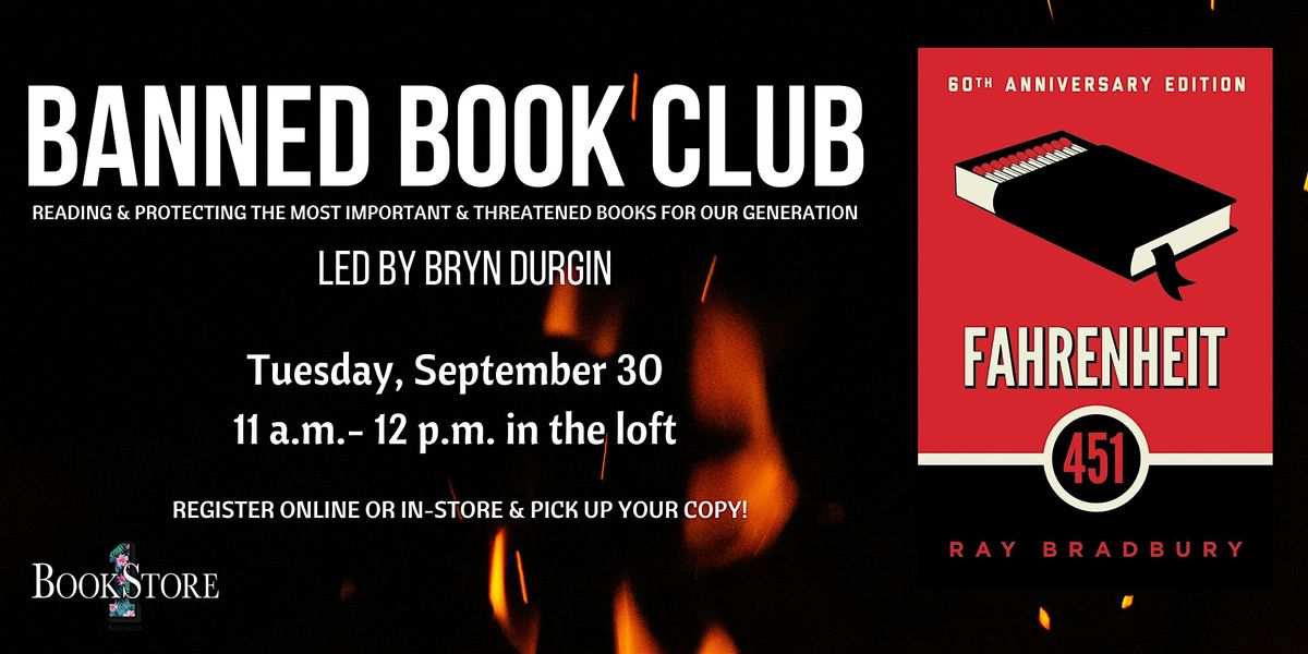 The Banned Book Club "Fahrenheit 451" by Ray Bradbury