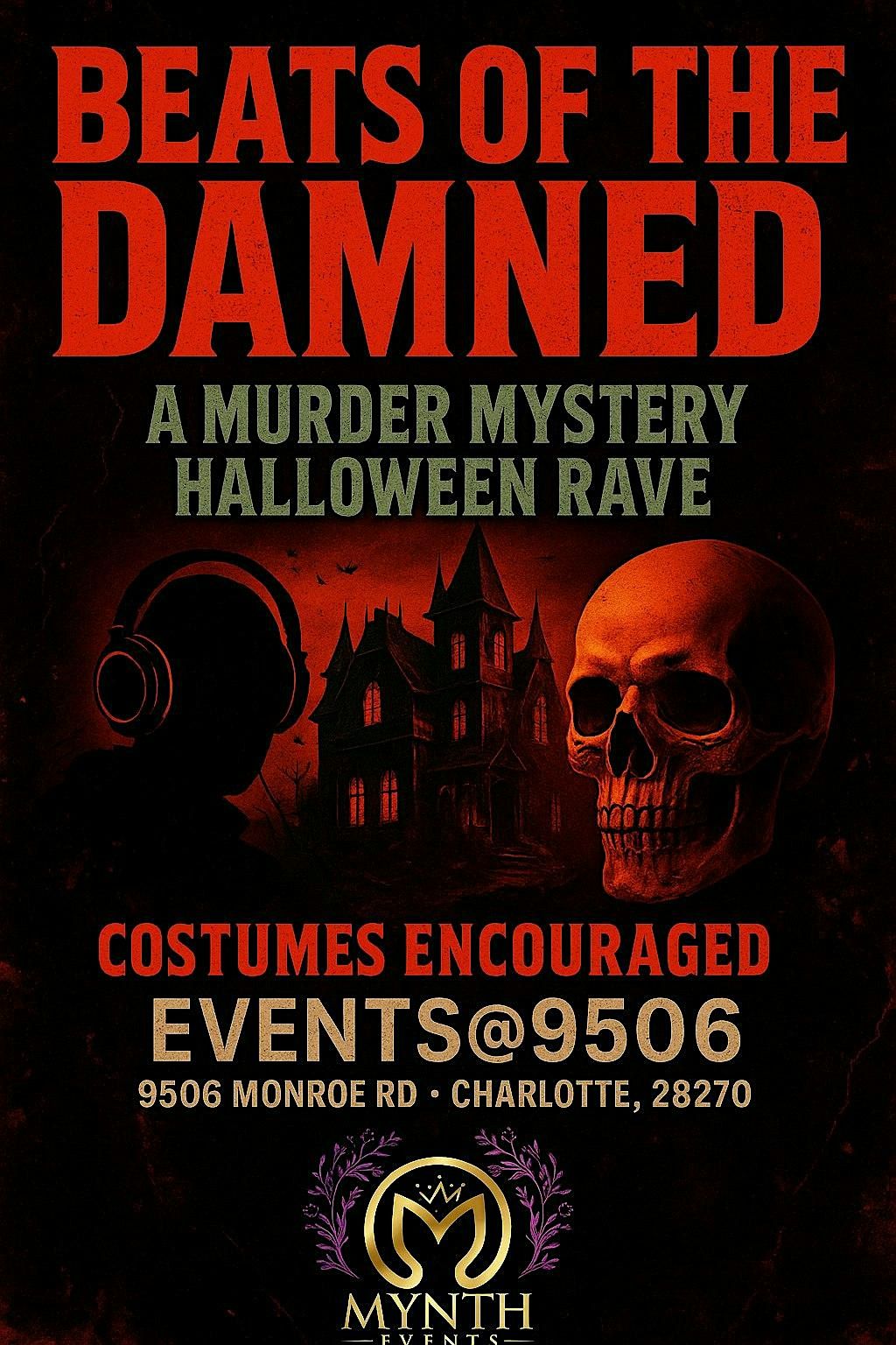 Beats of the Damned: A Halloween M**der Mystery + Dance Party