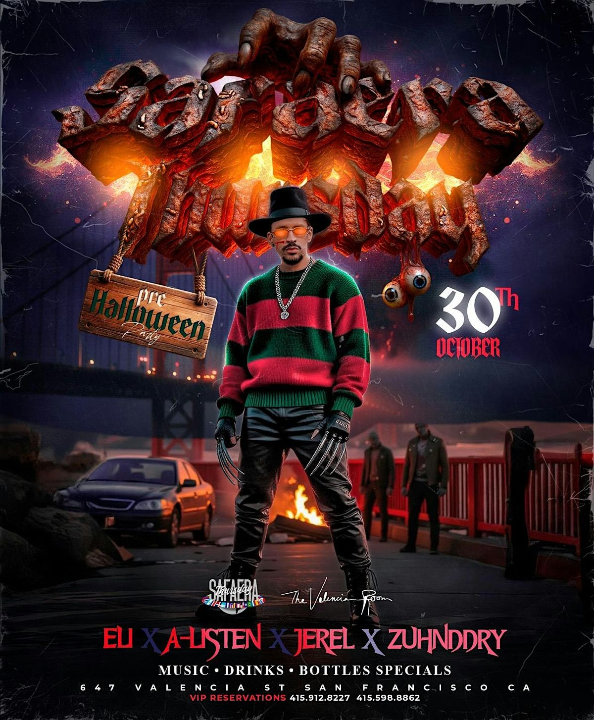 SAFAERA THURSDAY HALLOWEEN EDITION @THE VALENCIA ROOM