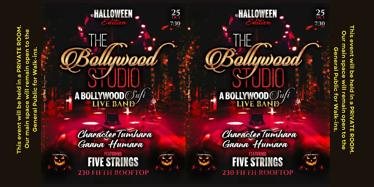 NEW YORK BOLLYWOOD STUDIO FT. LIVE BAND- FIVE STRINGS @230 FIFTH ROOFTOP