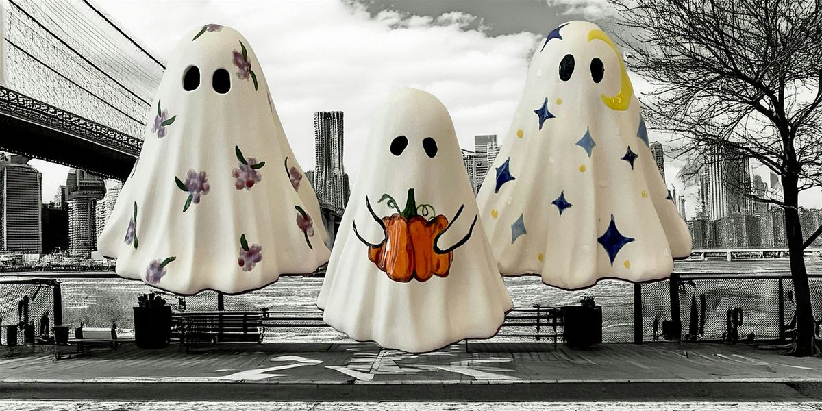 Boos & Booze ( 'o') Ceramic Ghost Decorating : Oct 23rd