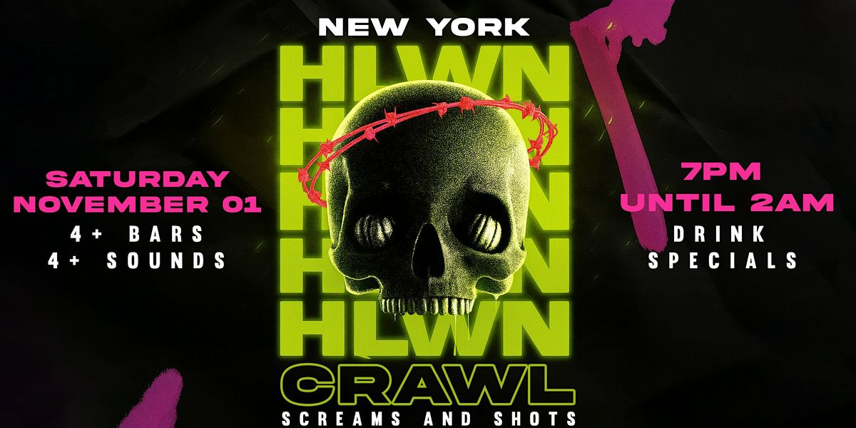 Screams & Shots Halloween Bar Crawl 2025 | New York