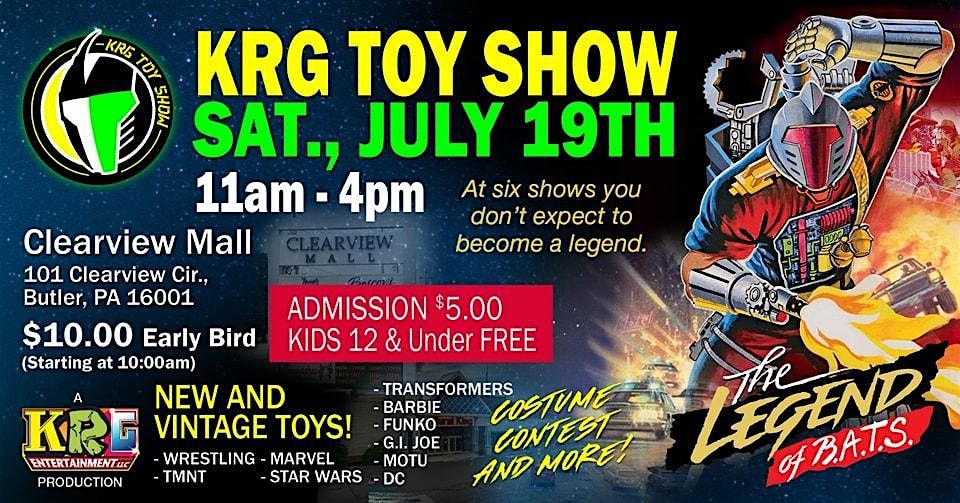 KRG Toy Show July 2025