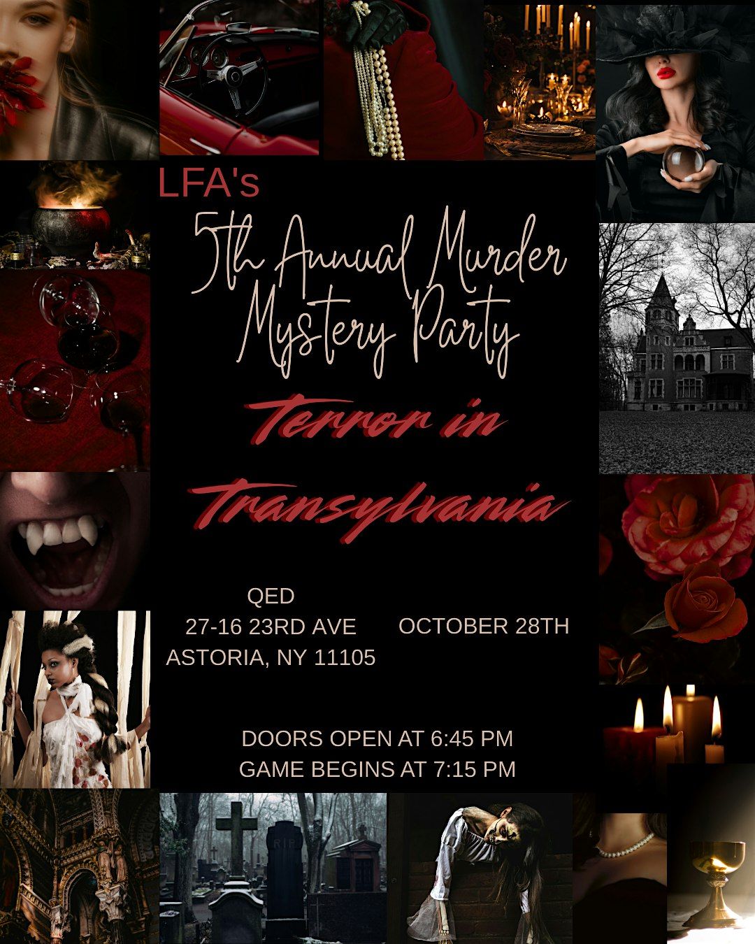 5th  Annual M**der Mystery Cocktail Party