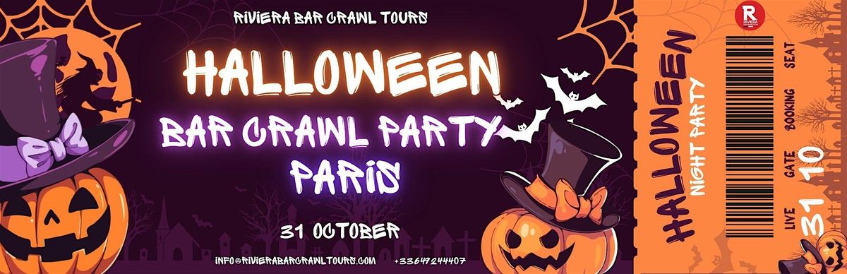 Paris Halloween Bar Crawl Party 2025 \/ Halloween Barathon Paris 2025