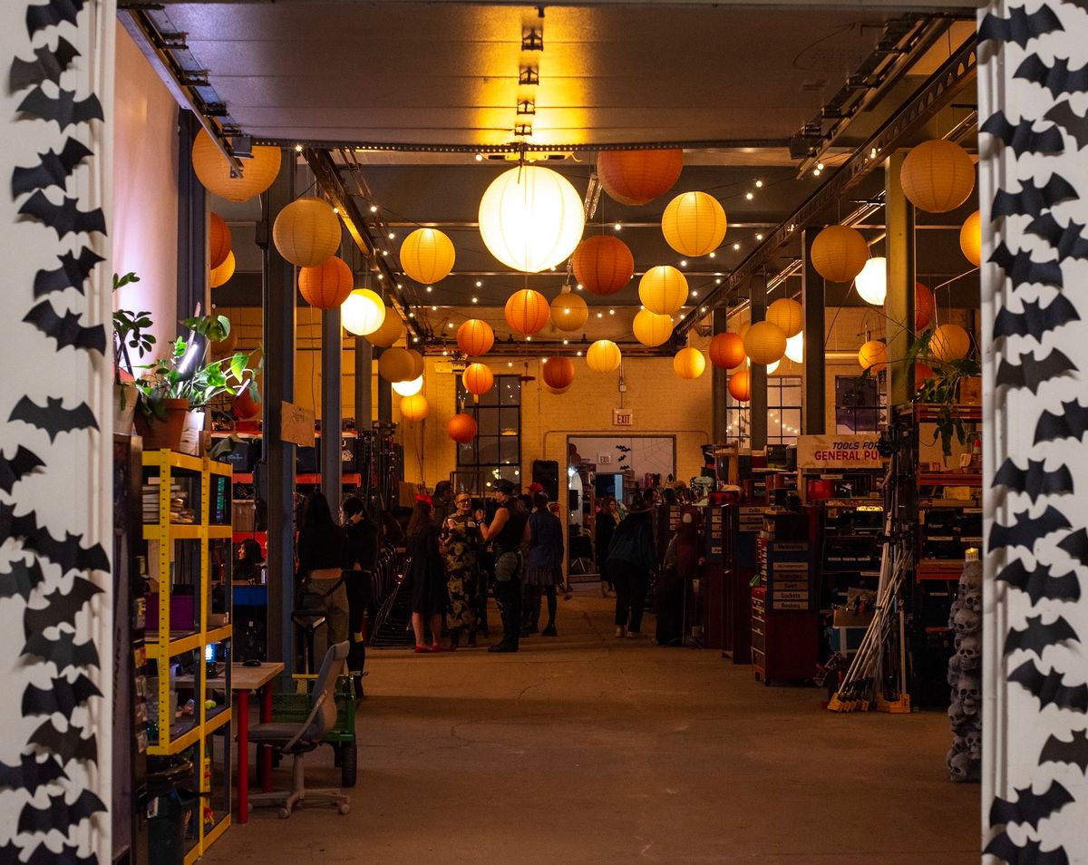 Haunted Warehouse Party at the Tool Library!