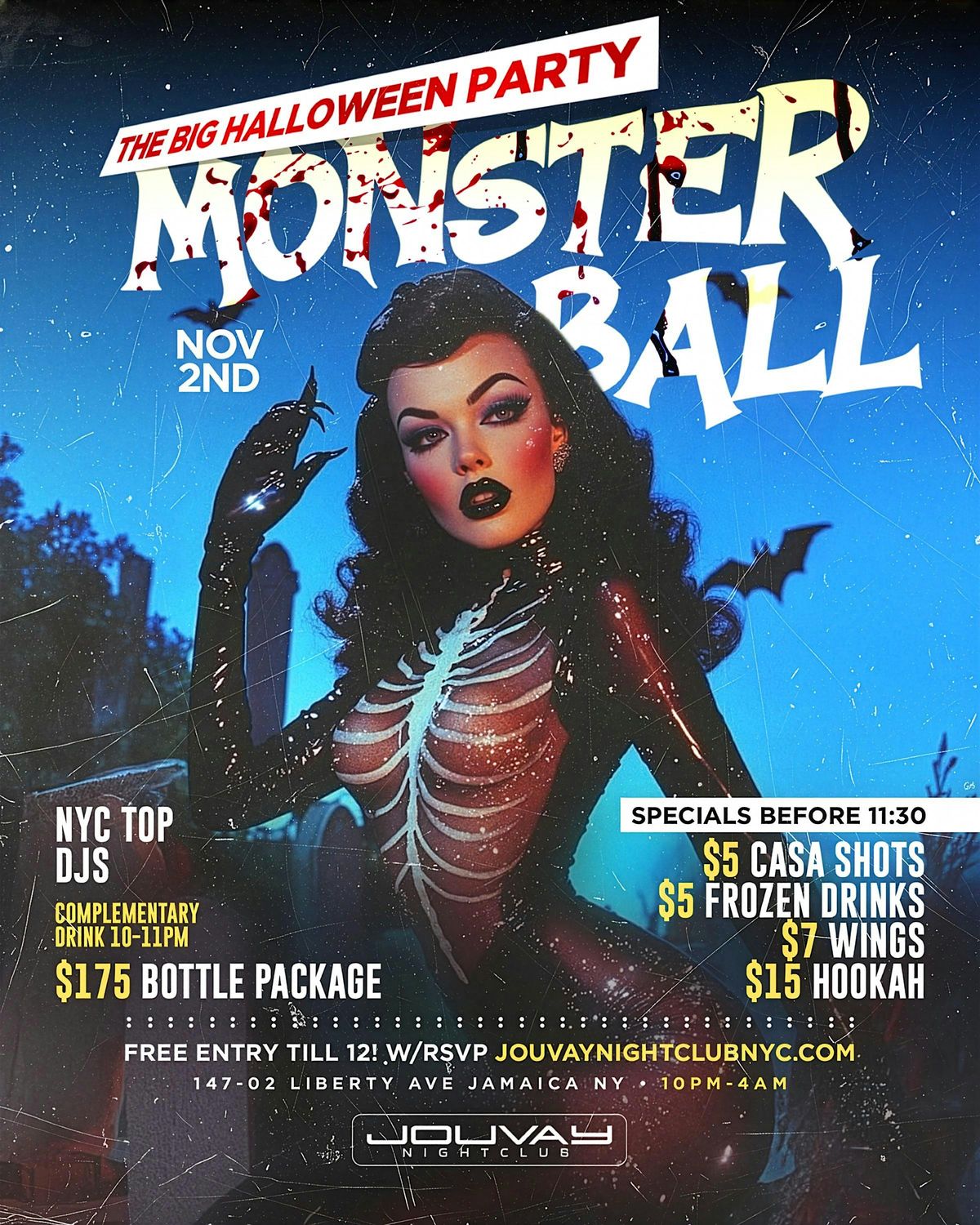 Halloween party at jouvay night club litt