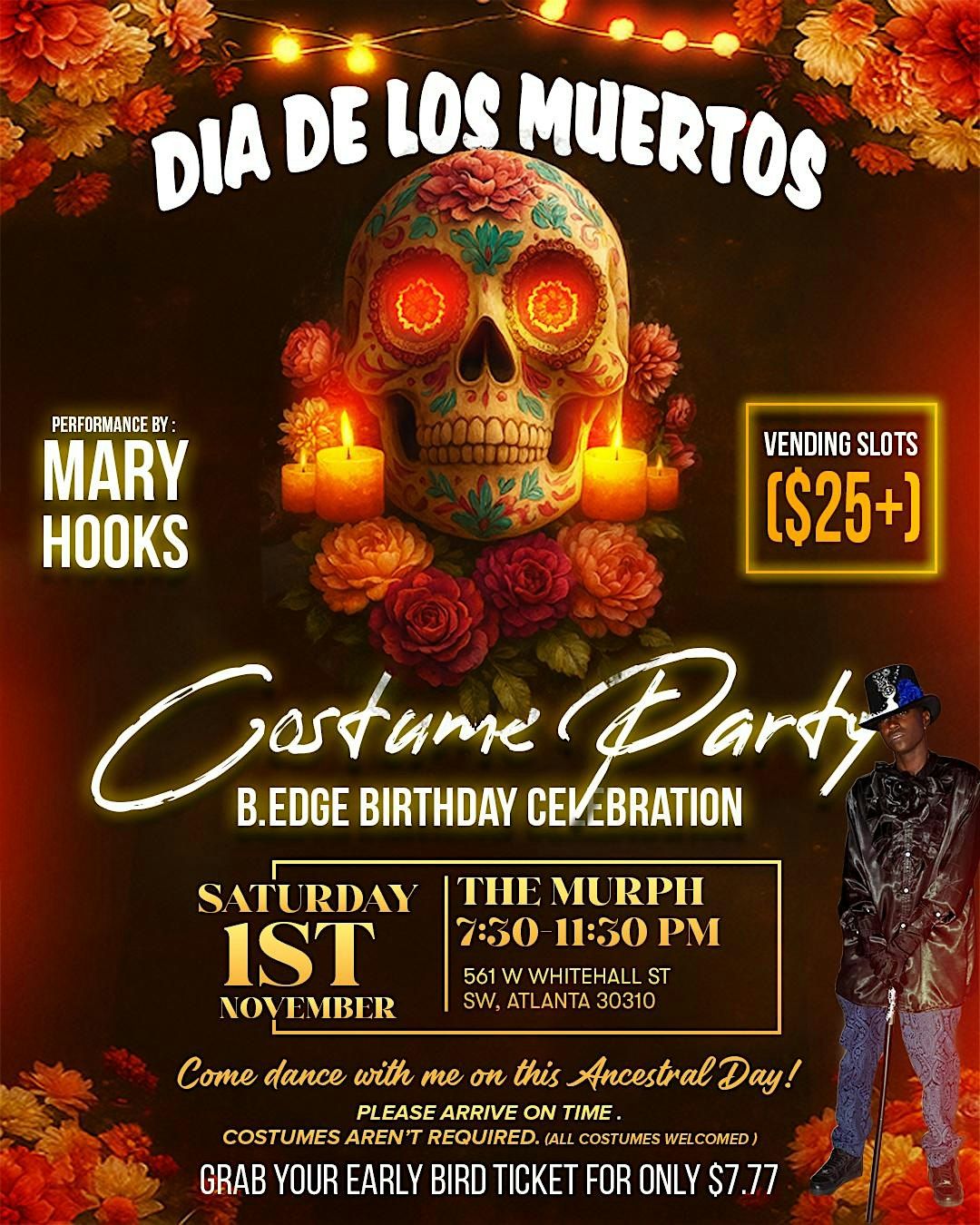 Dia De Los Muertos Costume Party