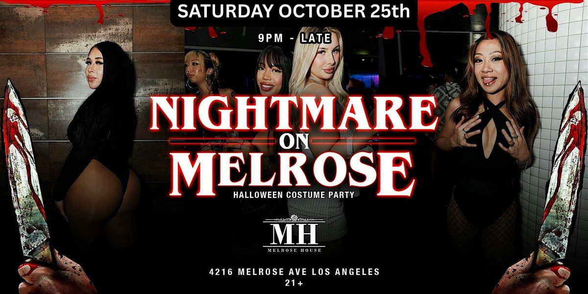#1 Halloween Costume Party at Melrose House