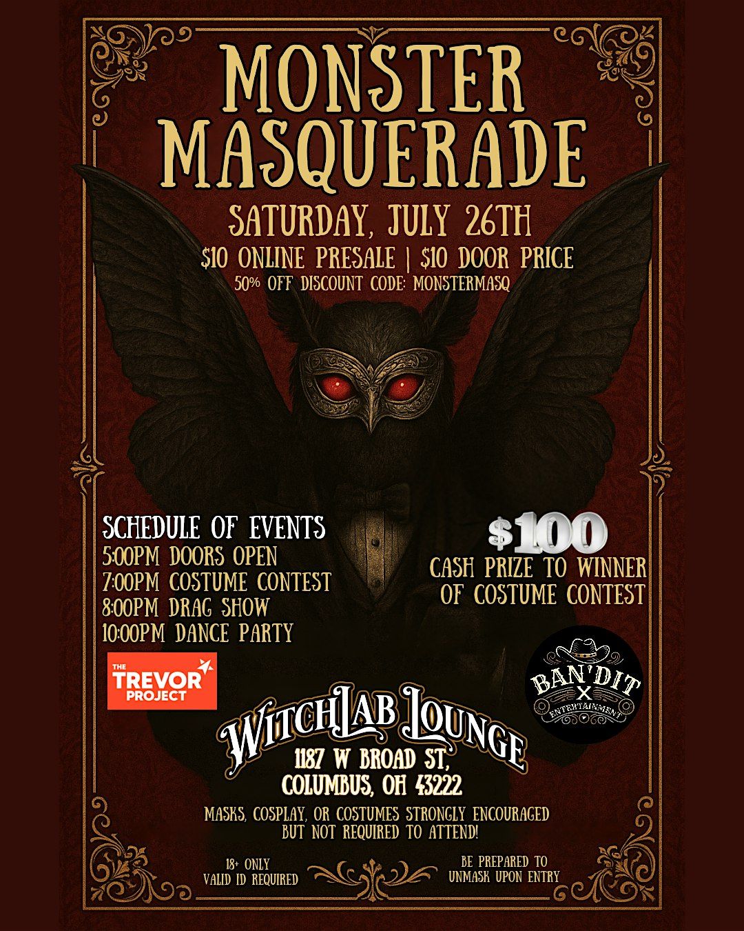 Monster Masquerade Ball: Costume Party + Drag Show