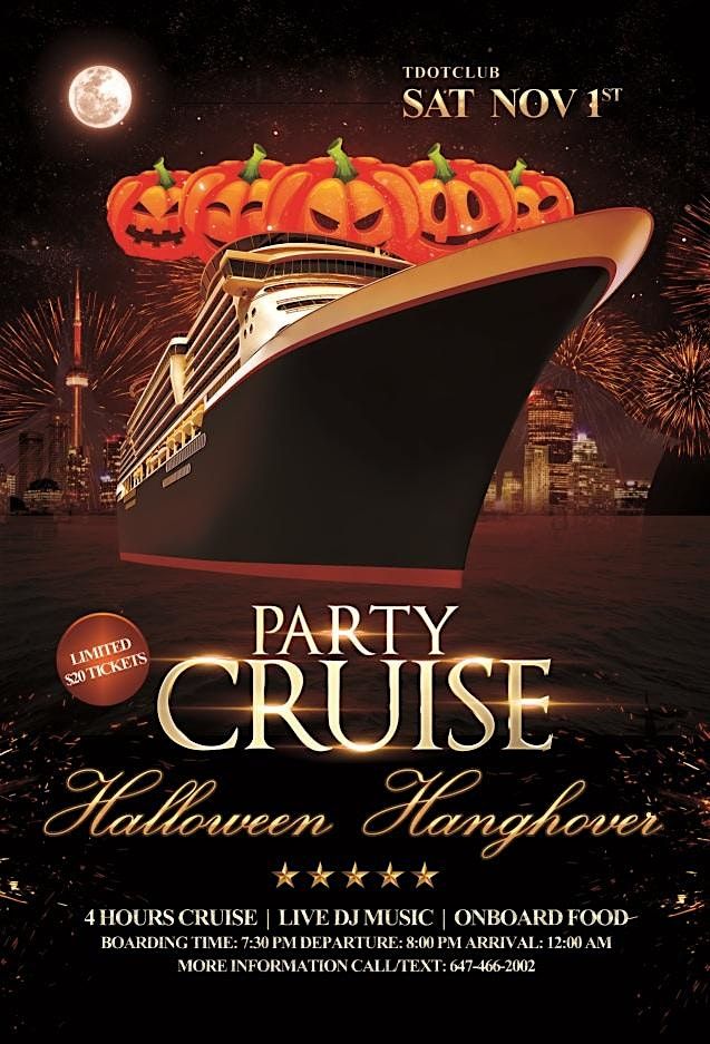 Toronto Halloween finale Boat Party