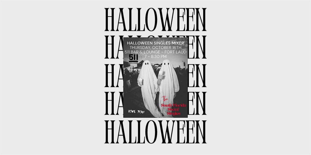 Halloween Singles Mix & Mingle Event!