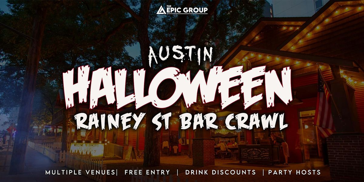 Halloween Austin Rainey Street Bar Crawl