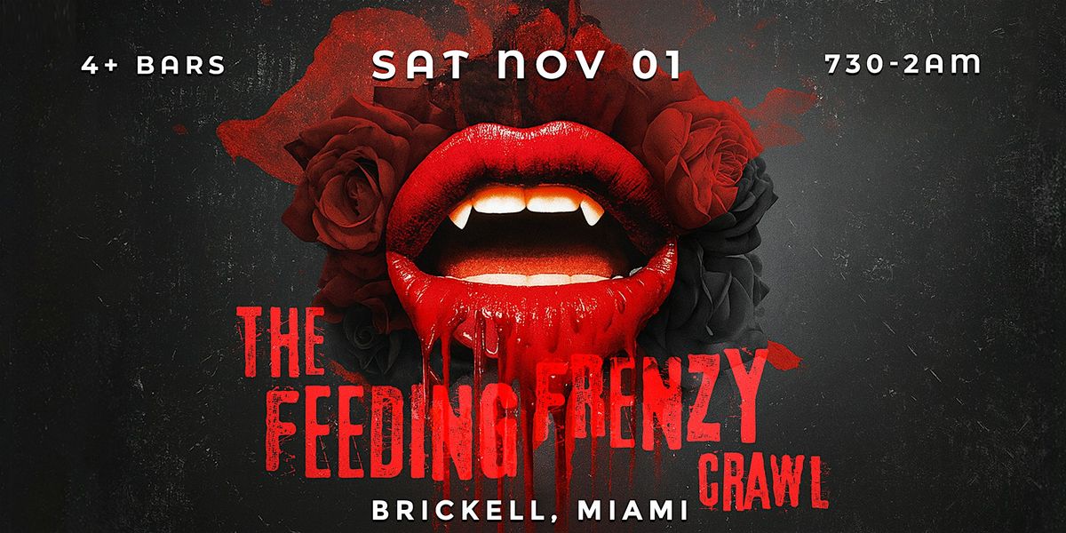 Feeding Frenzy Halloween Bar Crawl Brickell, Miami 2025
