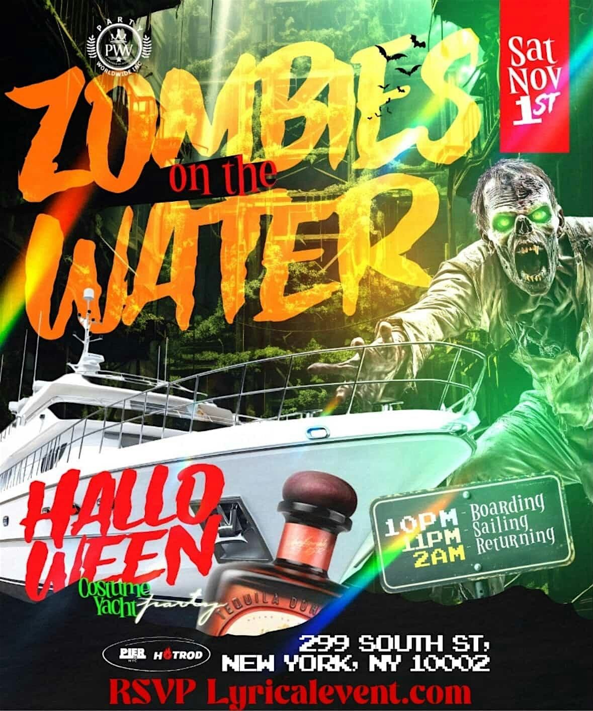 Zombies On The Water Party Cruise NYC\/NJ