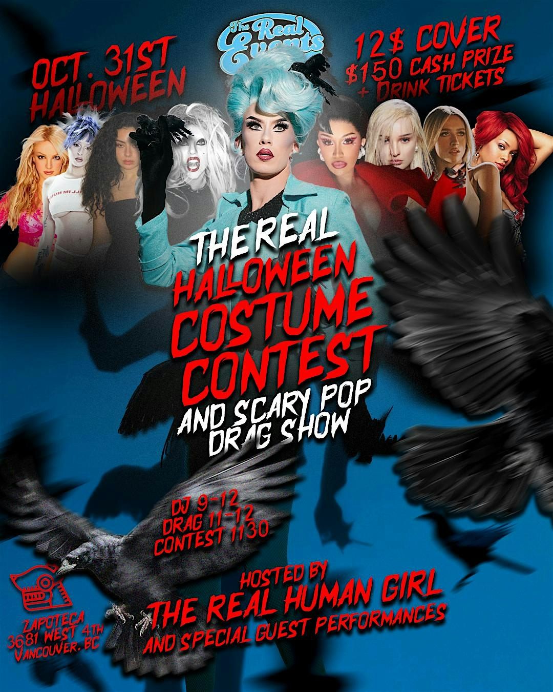 The Real Halloween Costume Contest & Scary Pop Drag Show