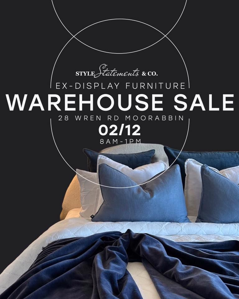 FURNITURE WAREHOUSE SALE 28 Wren Rd, Moorabbin VIC 3189, Australia, Chelsea, VI December 2, 2023