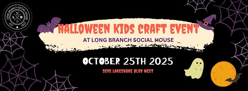 Kids Halloween Craft Event at Long Branch Social House