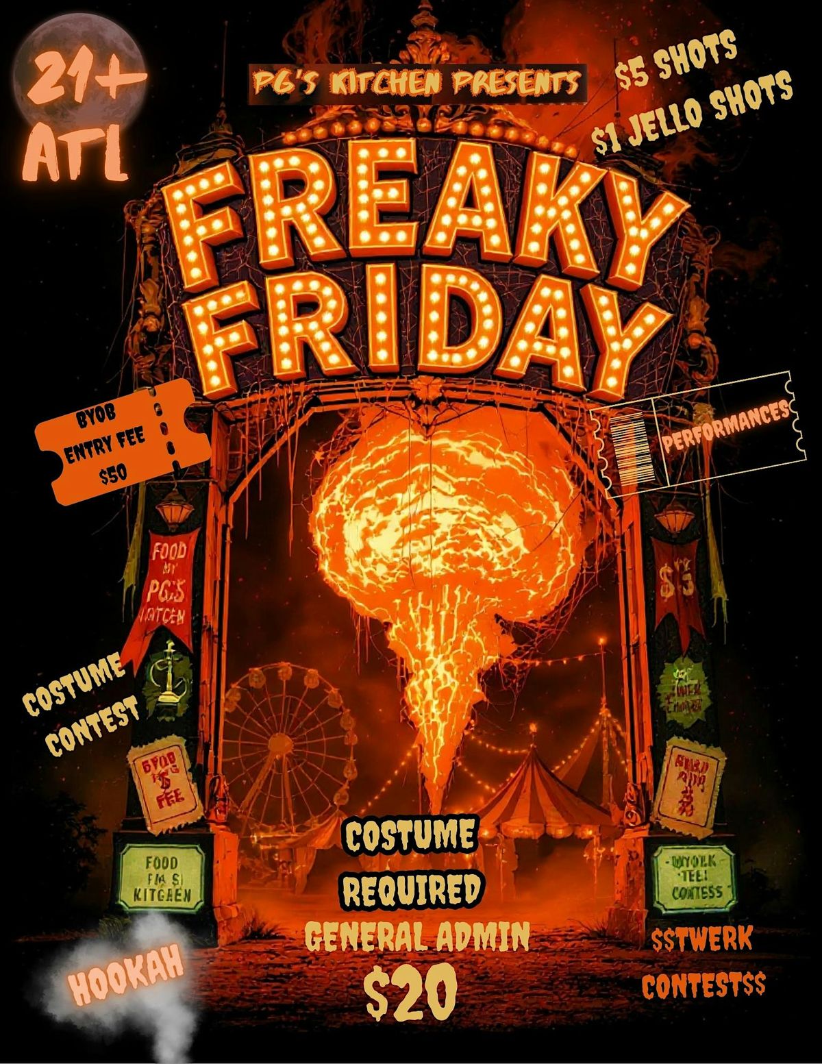 FREAKY FRIDAY "HALLOWEEN PARTY"