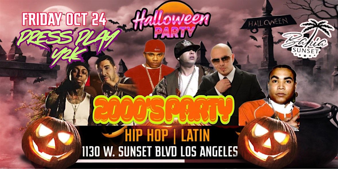 21+PRESS PLAY Y2K FRIDAY OCT 24 HALLOWEEN PARTY OCT 24TH FREE W\/RSVP