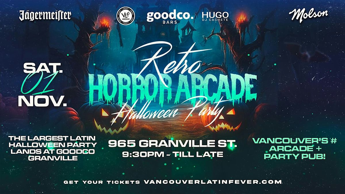 RETRO HORROR ARCADE at GOODCO