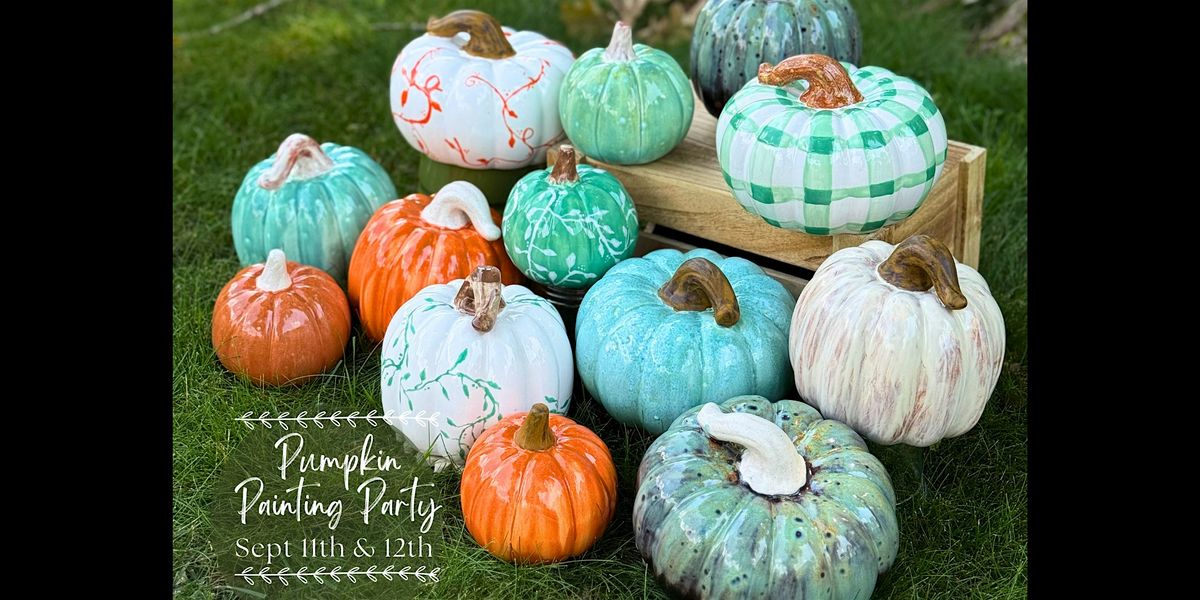 Pumpkin Painting Party - Sept 12 - Ohio