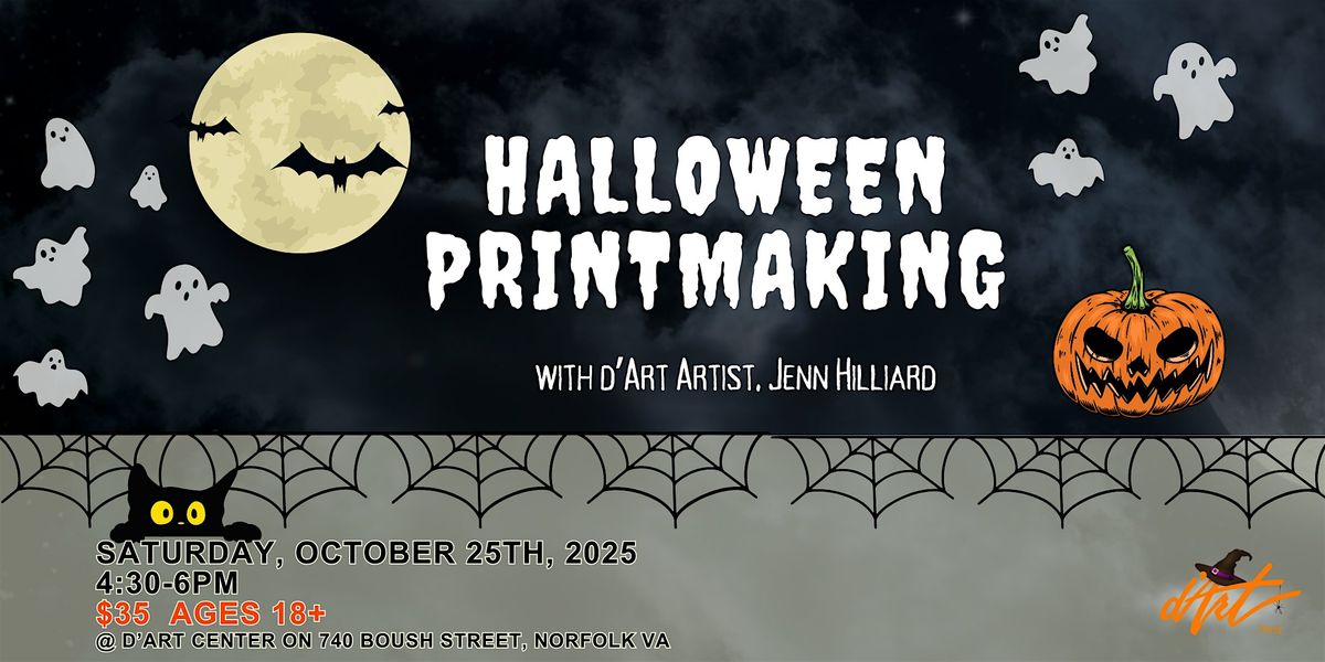 Halloween Printmaking Workshop