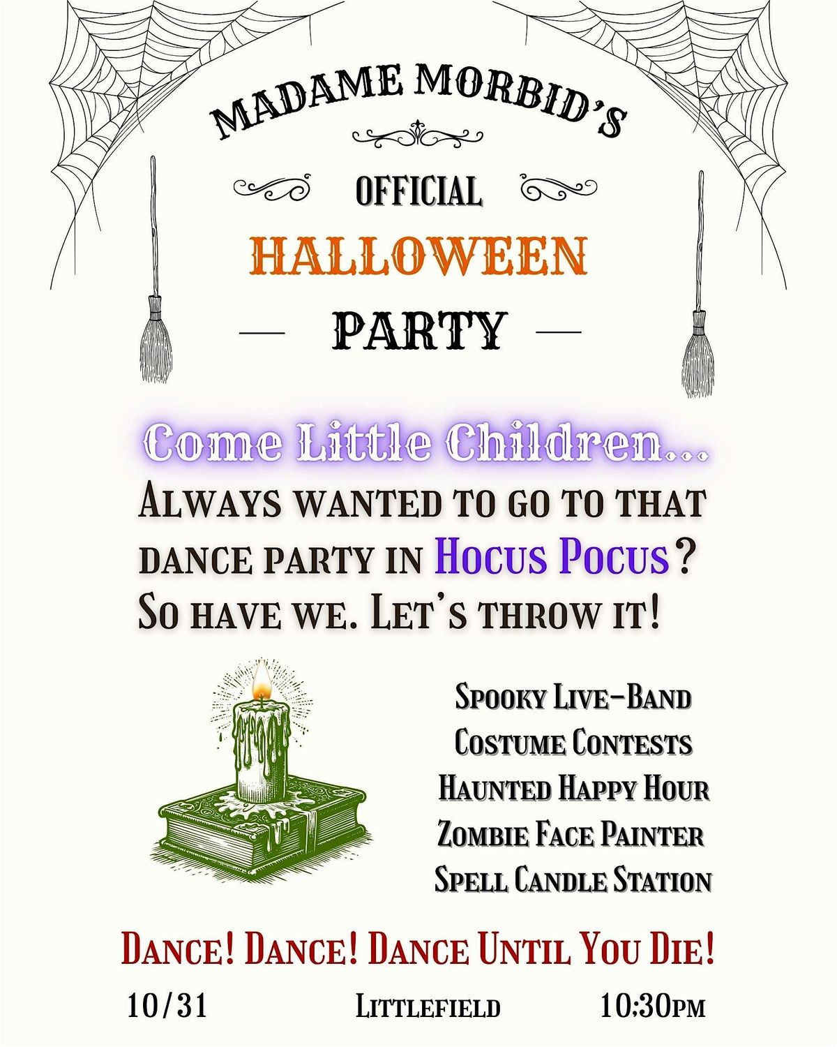 Madame Morbid\u2019s Official Hocus Pocus Halloween Party!