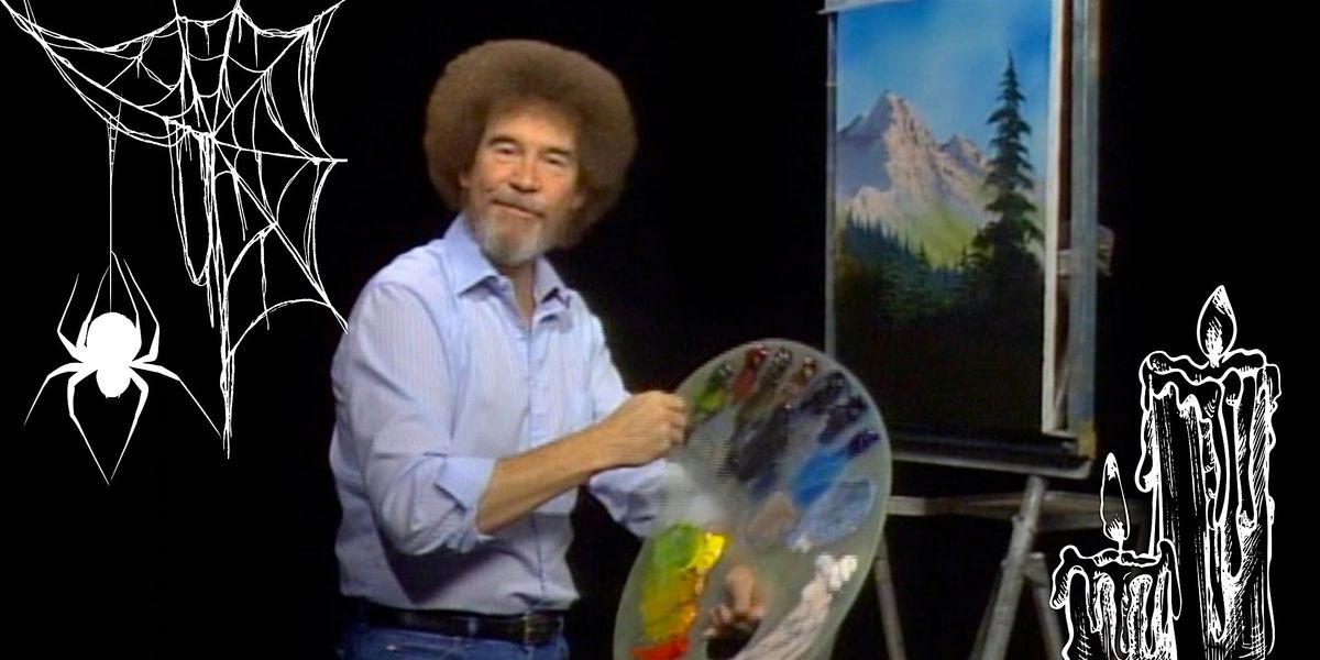 A Bob Ross Halloween Party at Rising Tides Bar