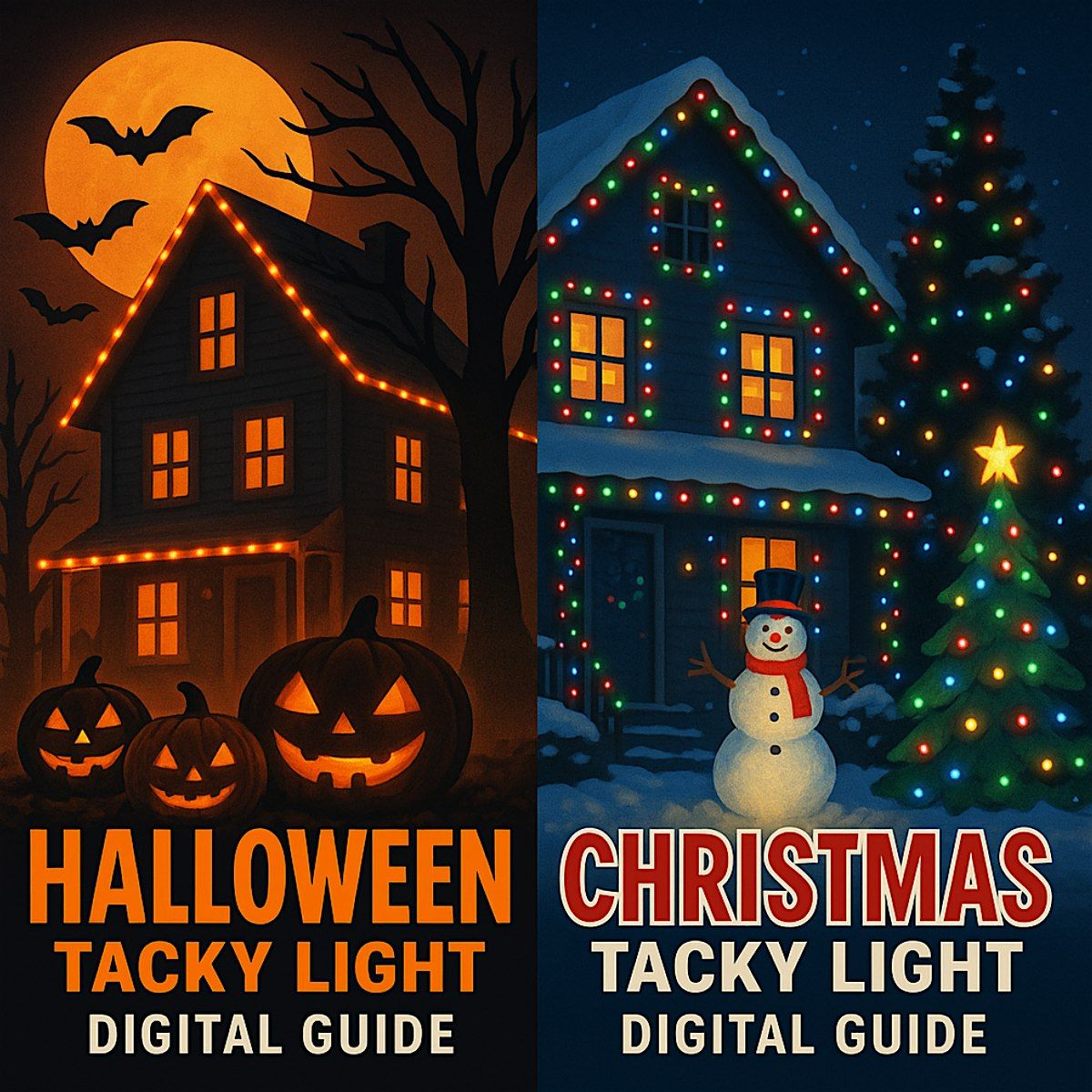 HALLOWEEN LIGHTS - DIGITAL GUIDE AND MAP