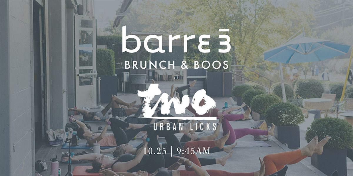 6th Annual Barre3, Brunch, & Boos