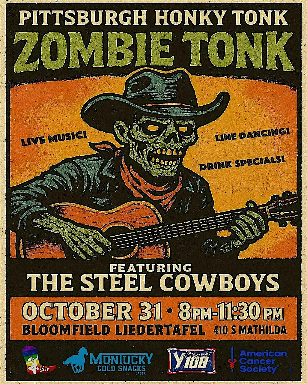 Pittsburgh Honky Tonk Zombie Tonk Halloween Party
