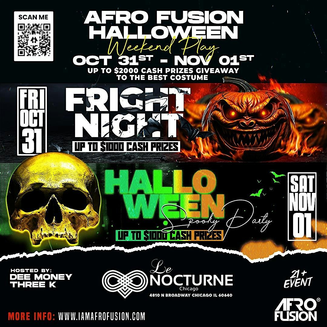 Afro Fusion Saturday : Halloween Spooky Party