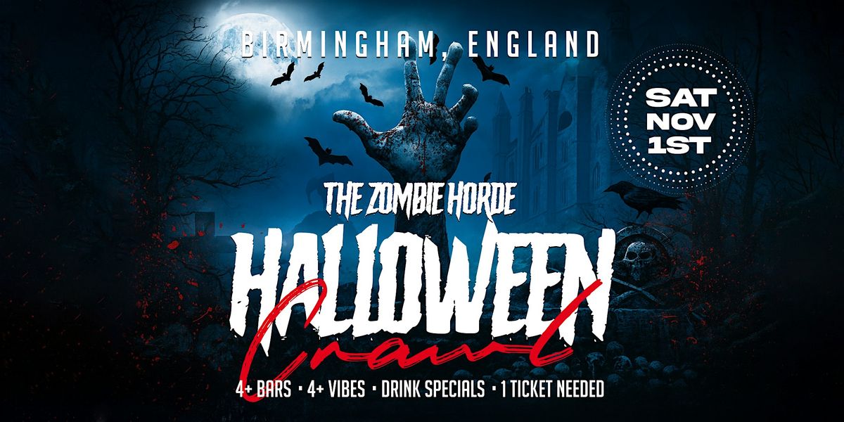 Zombie Horde Halloween Pub Crawl Birmingham, England 2025