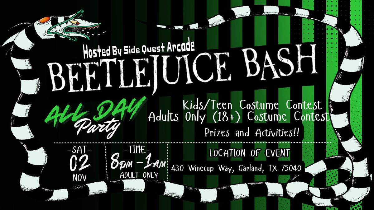 BEETLEJUICE BASH-DFW-FIREWHEEL TOWN CENTER